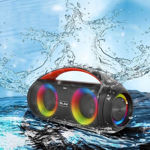 MOCNY GŁOŚNIK BLUETOOTH PRZENOŚNY BOOMBOX MIKROFON PILOT USB SD FM na Arena.pl