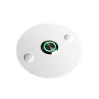 Przycisk dzwonka do domofonu wyjścia furtki bramy drzwi LED okrągły biały