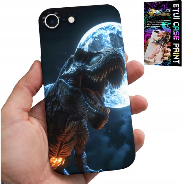 ETUI DO IPHONE 16e - DINO DINOZAUR TYRANOZAUR POKROWIEC CASE zdjęcie 1