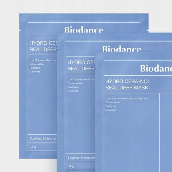 BIODANCE Hydro Cera-Nol Real Deep Mask kolagenowa maska 4 szt. ORYGINALNA zdjęcie 7