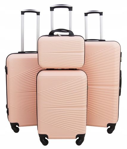 ZESTAW WALIZEK 4w1 WALIZKA PODRÓŻNA NA KÓŁKACH GRAVITT 1203 na Arena.pl