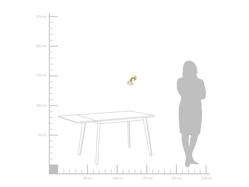 Zestaw 2 lamp ściennych złote ERMA na Arena.pl