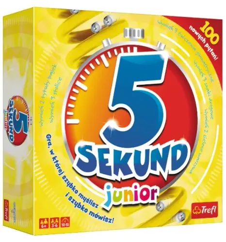 5 sekund junior - gra quiz wydanie dla dzieci 6+ Edycja specjalna 2019 na Arena.pl