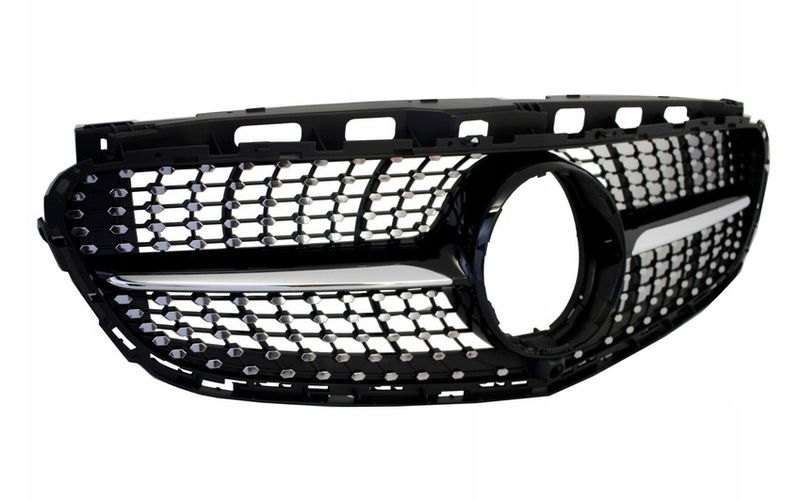 Grill MERCEDES W212 E 13-16 E43 AMG LOOK BLACK zdjęcie 1