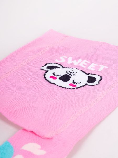 Rajstopy dziewczęce do raczkowania ABS kotek i panda 2PAK 74-80 YOCLUB zdjęcie 7