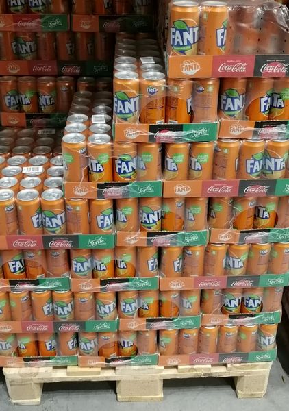 Fanta Puszka 330ml - paleta zdjęcie 1