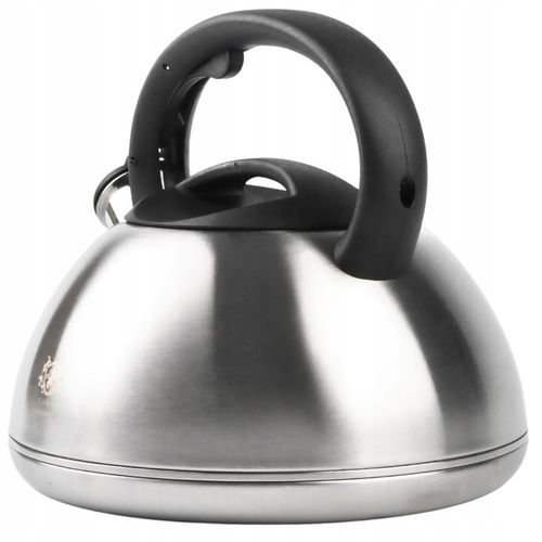 CZAJNIK na GAZ 3L CZAJNIK z GWIZDKIEM POKRYWĄ STAL INDUKCJA SREBRNY na Arena.pl