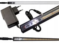 LAMPA LISTWA PODSZAFKOWA 60CM OŚWIETLENIE KUCHNI LED COB 12V + Ściemniacz