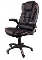 NOWY czarny FOTEL BIUROWY OBROTOWY BSB004R