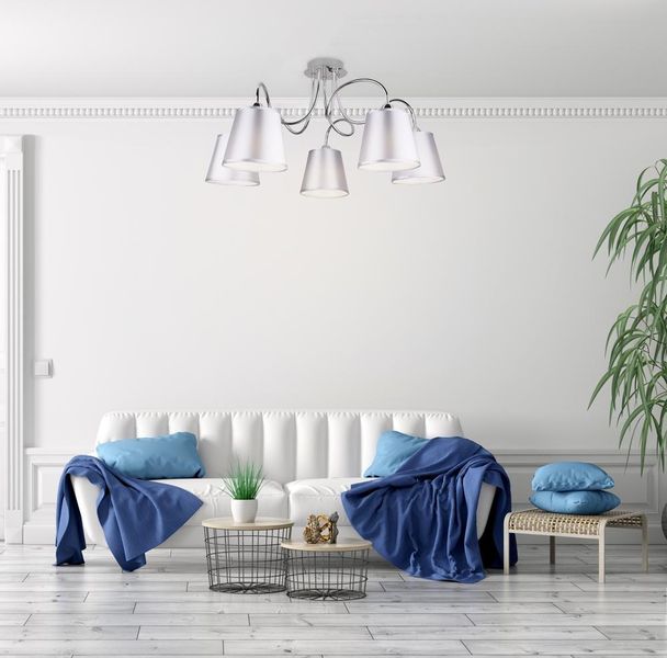 Luk zwis 5x40W E14 chrom zdjęcie 10