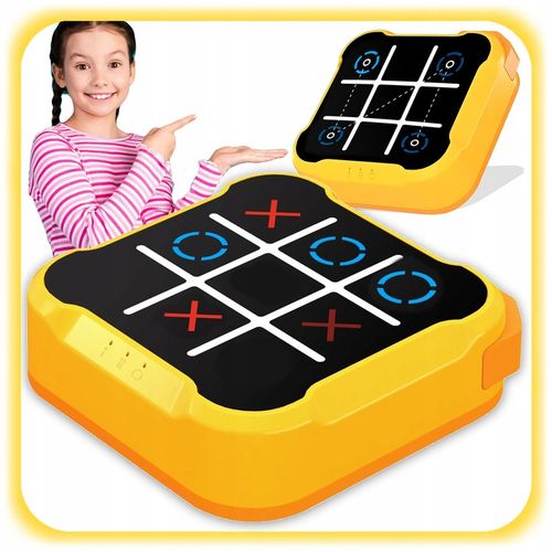 ELEKTRONICZNA LOGICZNA GRA KÓŁKO I KRZYŻYK 4W1 EDUKACYJNA na Arena.pl