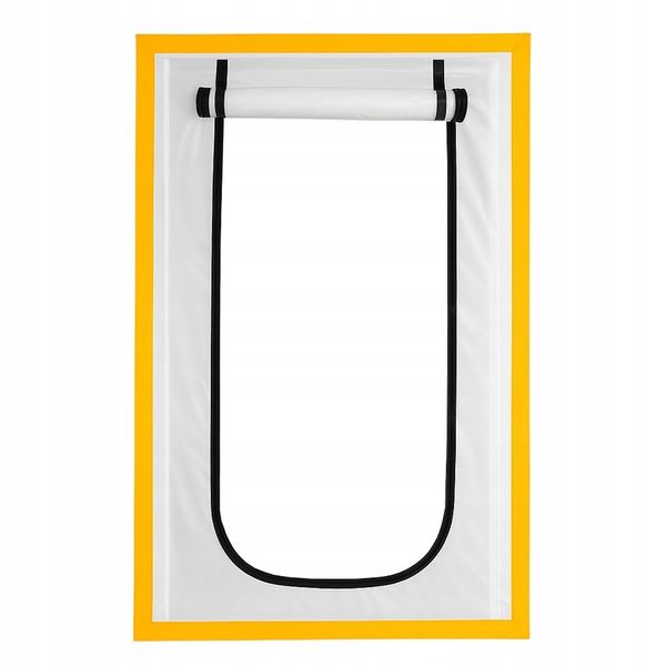 KURTYNA PRZECIWPYŁOWA Drzwi Remontowe Budowlane Z ZAMKIEM BŁYSKAWICZNYM zdjęcie 5