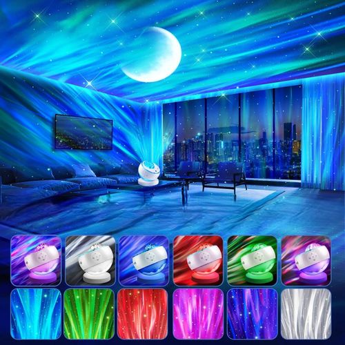 Projektor Gwiazd Głośnik Bluetooth Lampka Nocna Projektor Z Muzyką Pilot na Arena.pl