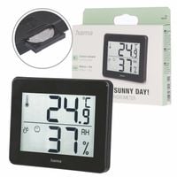 Hama TERMOMETR/HIGROMETR TH-130 CZARNY temperatura wilgotność stacja