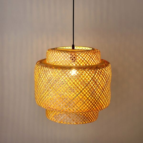 Lampa bambusowa BONN boho wisząca zdjęcie 12