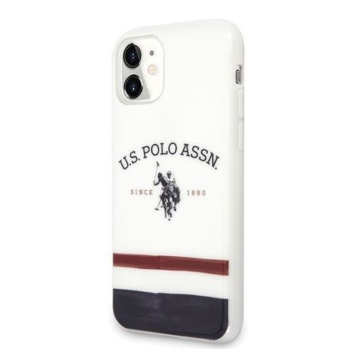 Us Polo Ushcn61Pcstrb Iphone 11 Biały/white Tricolor Pattern Collection na Arena.pl