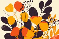 Plakat 60x40cm Ogrodowa Paleta