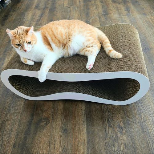 Drapak dla kota LEON | biały 40cm | 78x28x40 cm | MruuPruu na Arena.pl