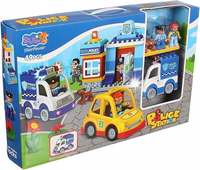 Klocki konstrukcyjne Stapaw Police Station posterunek policji - 49 element