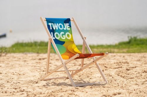 LEŻAK OGRODOWY DREWNIANY BUKOWY TWÓJ WZÓR TWÓJA GRAFIKA TWOJE LOGO FIRMY na Arena.pl