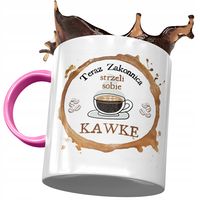 Kubek Różowy Dla Zakonnicy Strzeli Sobie Kawkę Z Nadrukiem Ze Zdjęciem