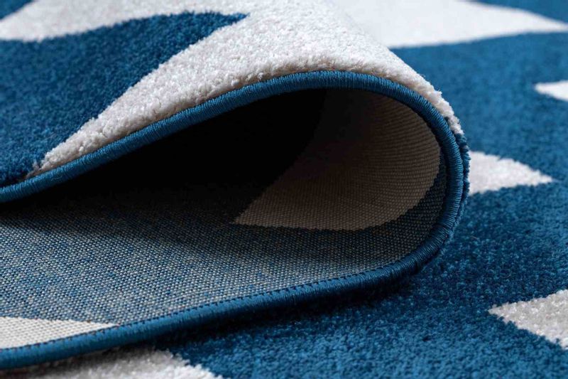 RUG/LU/ESMEA/ZIGZAK2/BLUE+WHITE/140x190 zdjęcie 8
