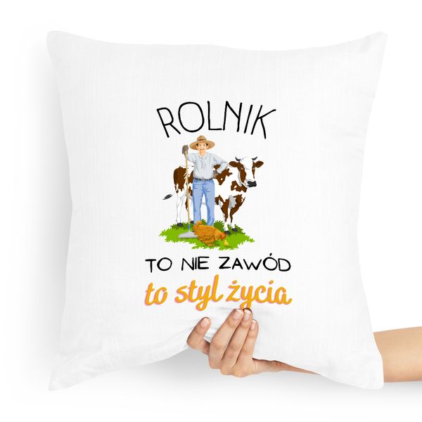 Poduszka Prezent Idealny Dla Rolnika To Styl Życia Z Nadrukiem Ze Zdjęciem zdjęcie 1