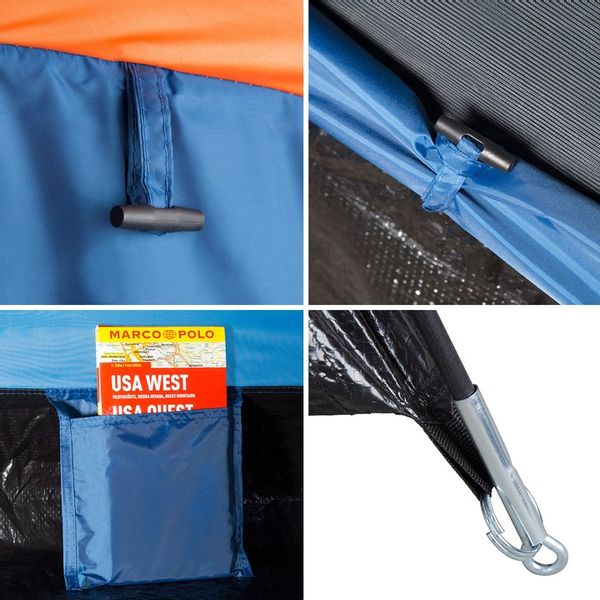 NAMIOT TURYSTYCZNY KEMPINGOWY Z PRZEDSIONKIEM NILS HIKER 2 osobowy zdjęcie 16