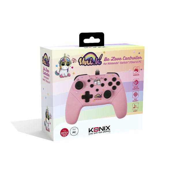 Gamepad Kontroler Konix Unik Be Love Controller do Nintendo Switch / PC zdjęcie 12