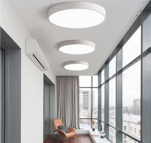 Plafon Natynkowy LED 50cm Okrągły Biały 50W 4000K 4250lm Nowoczesny na Arena.pl