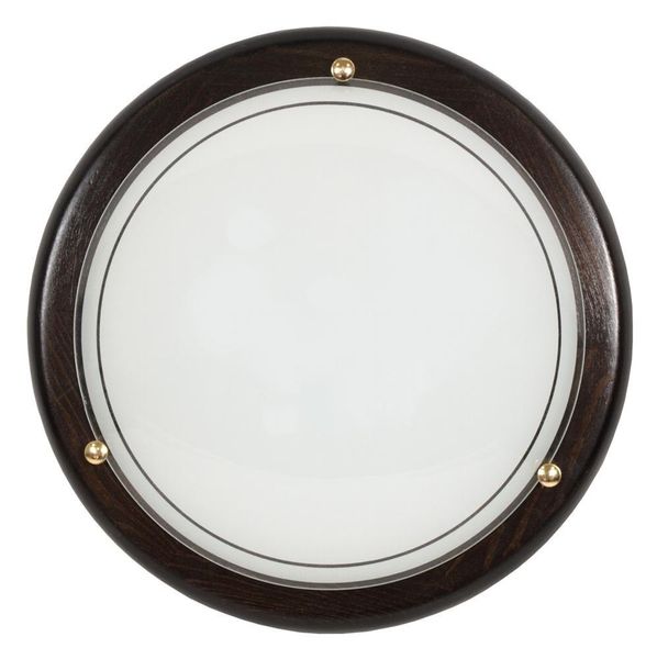 1030 plaf 40 drewno standard 2x60W E27 wenge zdjęcie 1