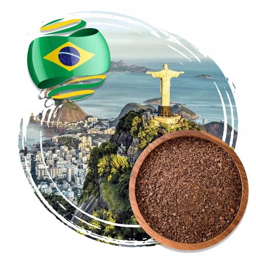 Kawa mielona 100% Arabica Świeżo palona Brazylia Santos 250g na Arena.pl