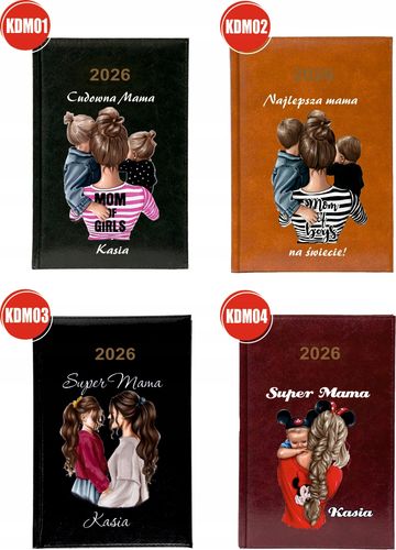 KALENDARZ TYGODNIOWY Terminarz A5 2026 z imieniem Babci - idealny prezent na Arena.pl