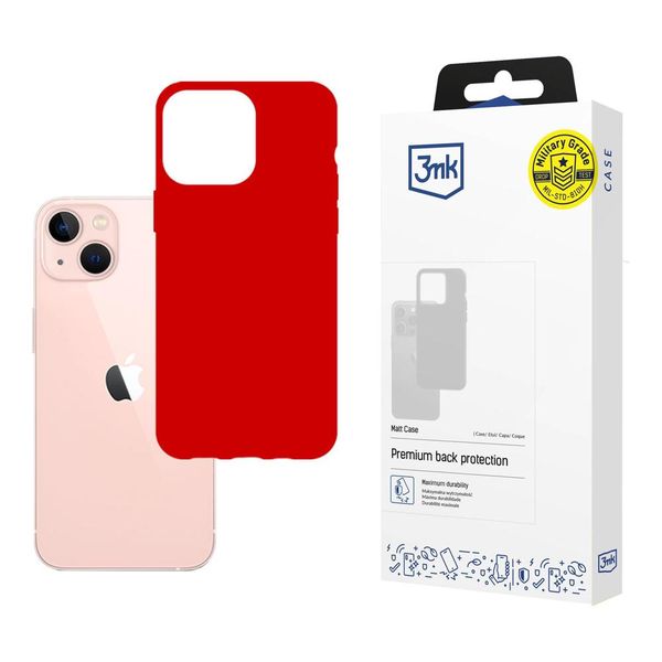 Matowe etui na Apple iPhone 14 Plus - 3mk Matt Case straw zdjęcie 1