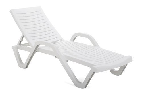 Leżak ogrodowy Havana Basic White na Arena.pl