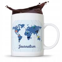 Kubek Dziennikarza Reportera Journalism Prezent Z Nadrukiem Ze Zdjęciem