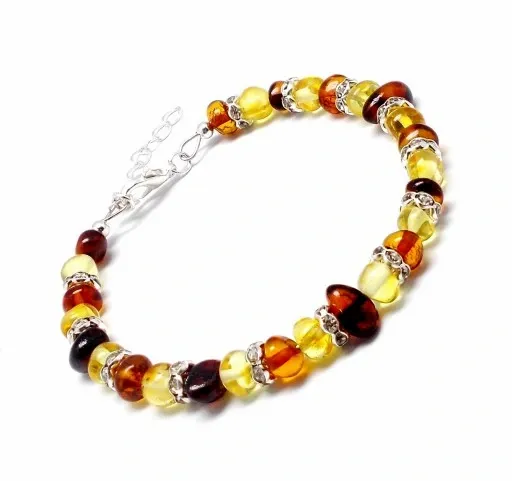 BRANSOLETKA Z BURSZTYNEM zdjęcie 3