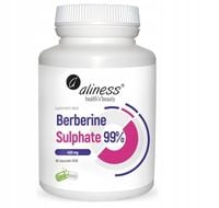 Aliness Berberine Sulphate 99% 400 mg (60 vege caps)