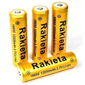 MOCNA BATERIA OGNIWO RAKIETA AKUMULATOR 18650 12000mAh 3,7V