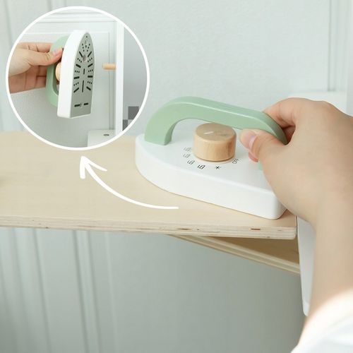 KUCHNIA DREWNIANA INTERAKTYWNA z Pralką Zmywarką Tablica Kredowa dla Dzieci na Arena.pl