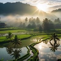 Plakat 100x100cm Świt nad Tarasami