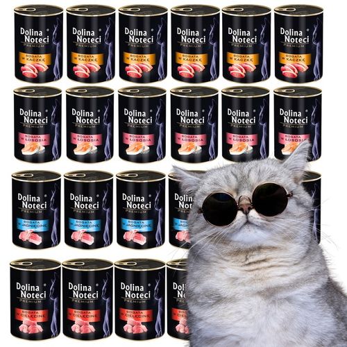 Dolina Noteci dla kota karma mokra puszka KOT mix 4 smaków bez zbóż na Arena.pl