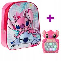 PLECAK 7L SZKOLNY PRZEDSZKOLNY LILO STICH różowy DO przedszkola dla dzieci