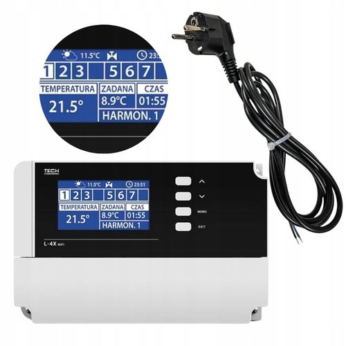 STEROWNIK REGULATOR LISTWA STERUJĄCA OGRZEWANIEM 4 SEKCJE STREFY L-4X na Arena.pl