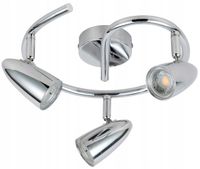 Candellux Lampa Sufitowa LIBERTY 3xLED Chrom IP20 27cm 1050lm