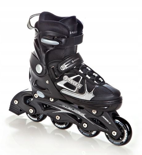 Rolki Regulowane Raven Spirit Black/White 40-43 na Arena.pl