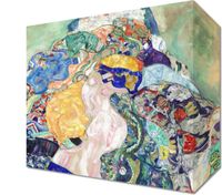 Obraz 20x20cm Dziecko, Gustaw Klimt Vintage do Salonu