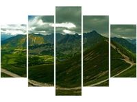 100CM 150CM OBRAZ 5 ELEM PANORAMA TATR ŚCIENNY
