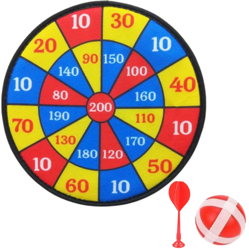 Dart Gra na Rzepy Tarcza Bezpieczne Rzutki Lotki Zręcznościowa Dla Dzieci na Arena.pl