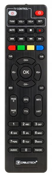 Dekoder Dvb-T2 H.265 Hevc Tuner Telewizji Cyfrowej Naziemnej Cabletech zdjęcie 4